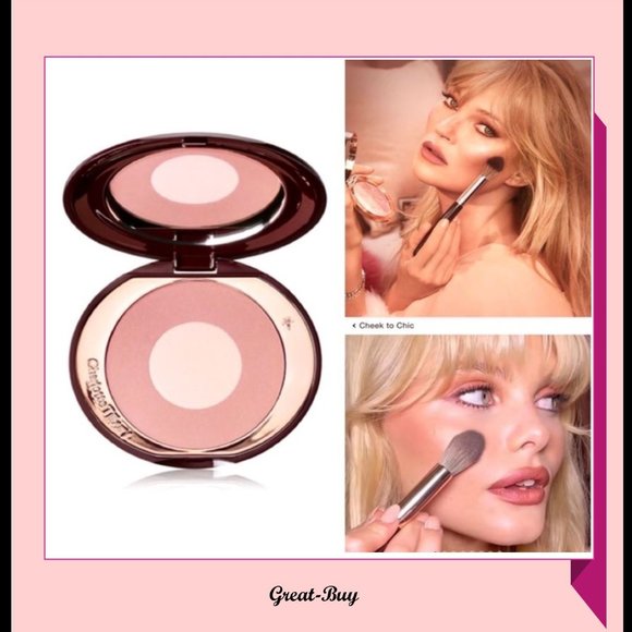 Charlotte Tilbury CHEEK TO CHICPILLOW TALK ORIGINAL NIB $42 - Picture 3 of 3